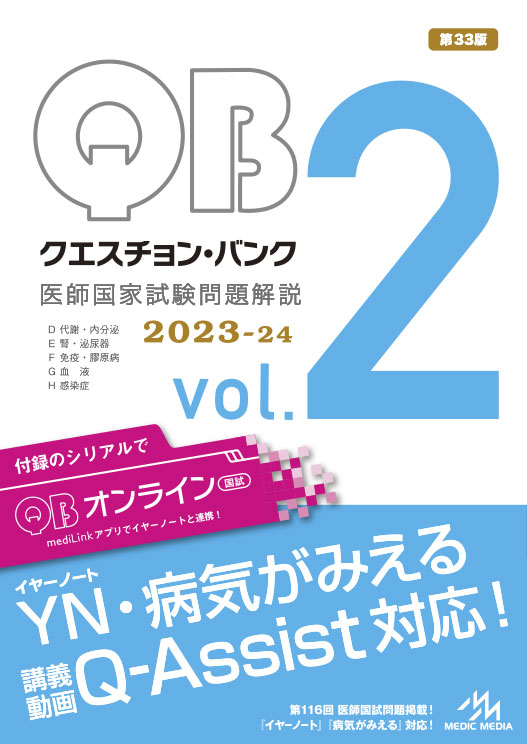 クエスチョン・バンク 医師国家試験問題解説 2023-24 vol.2 | INFORMA by メディックメディア